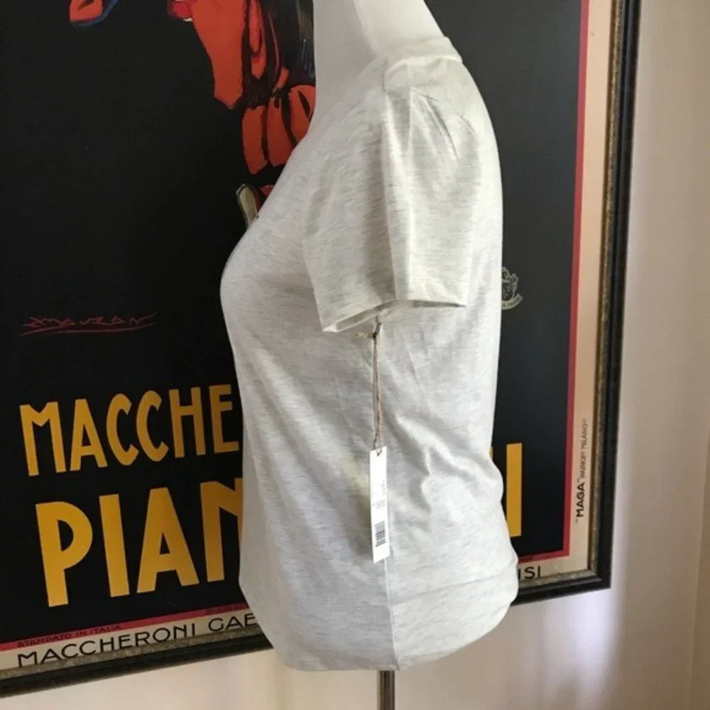 Rae Dunn LET'S GET LOST Heathered T Shirt Sz M